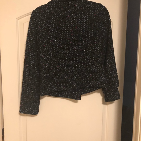 Multi-colored Blue blazer with zipper - Picture 3 of 3